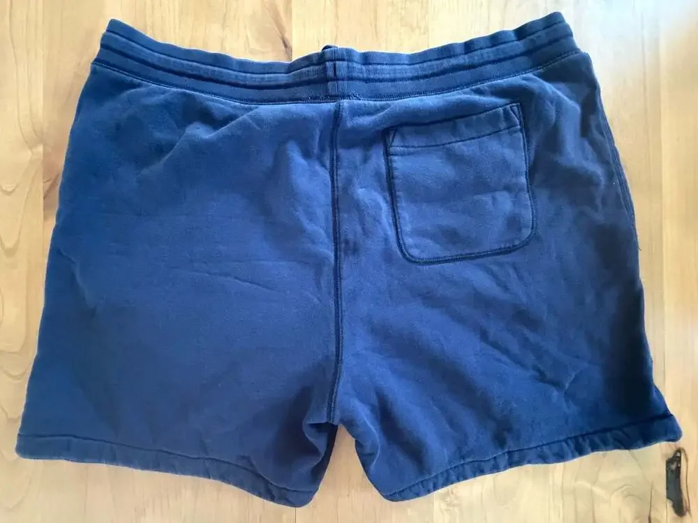GAP Original Logo Navy Blue Drawstring Sweat Shorts